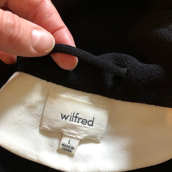 Aritzia Wilfred Chevalier vest, black - Picture 2 of 6